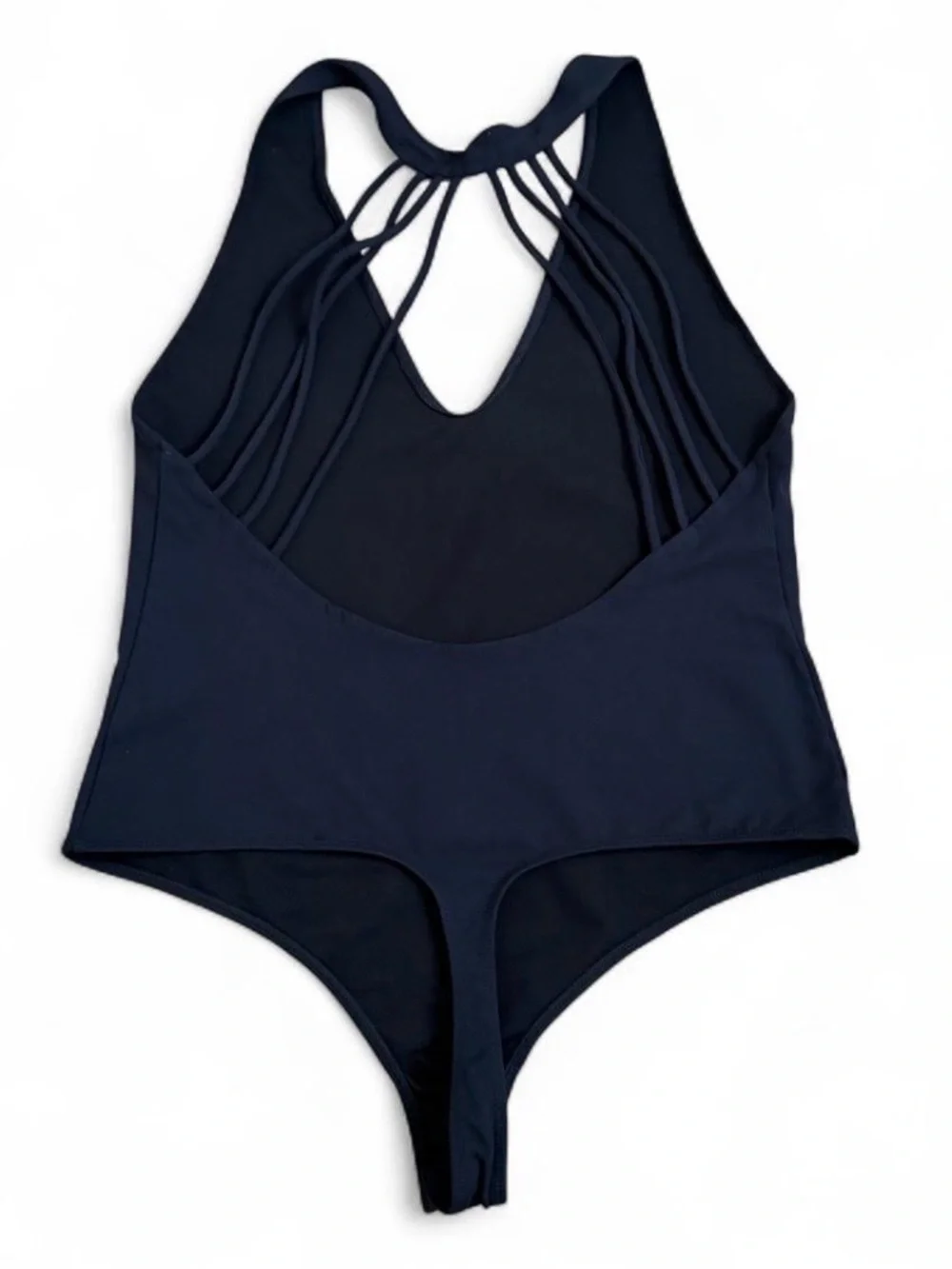 Free People black Sydney Halter Bodysuit